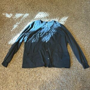 Grey scrub jacket
